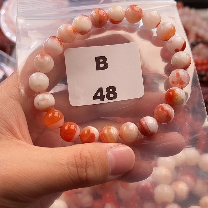 南红玛瑙未镶嵌多样性发货默认微瑕称重9mm