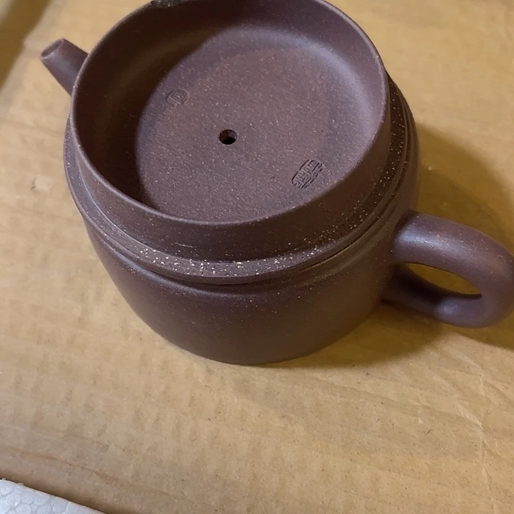 紫砂茶壶粗砂天青汉瓦瑕