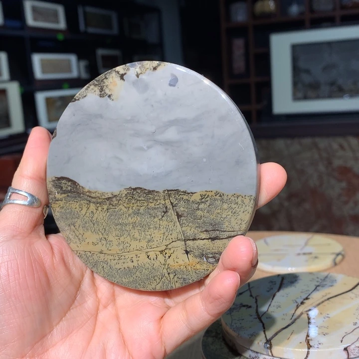 广西国画石摆件，观赏收藏