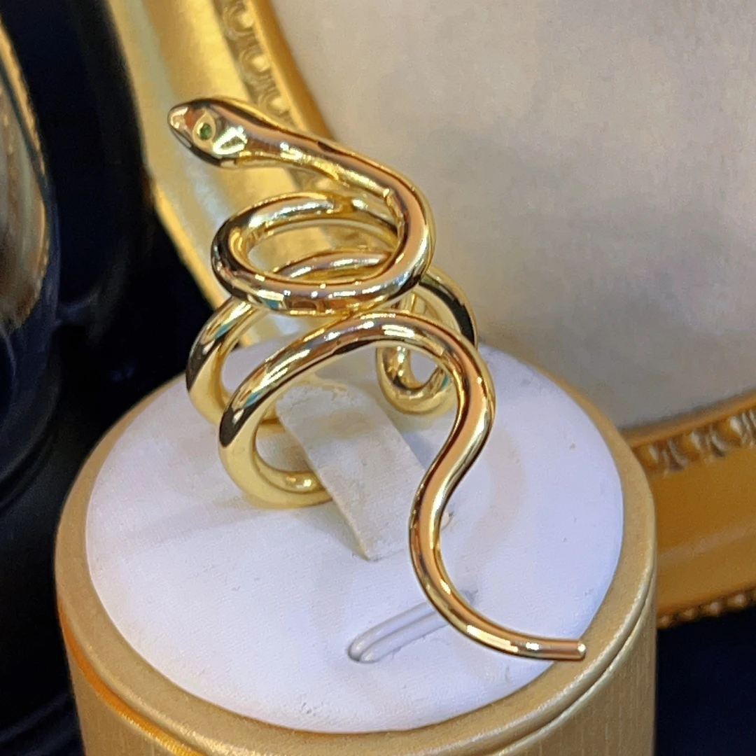 铜合金戒指 哈尼西牧时尚华丽戒指＃0008303