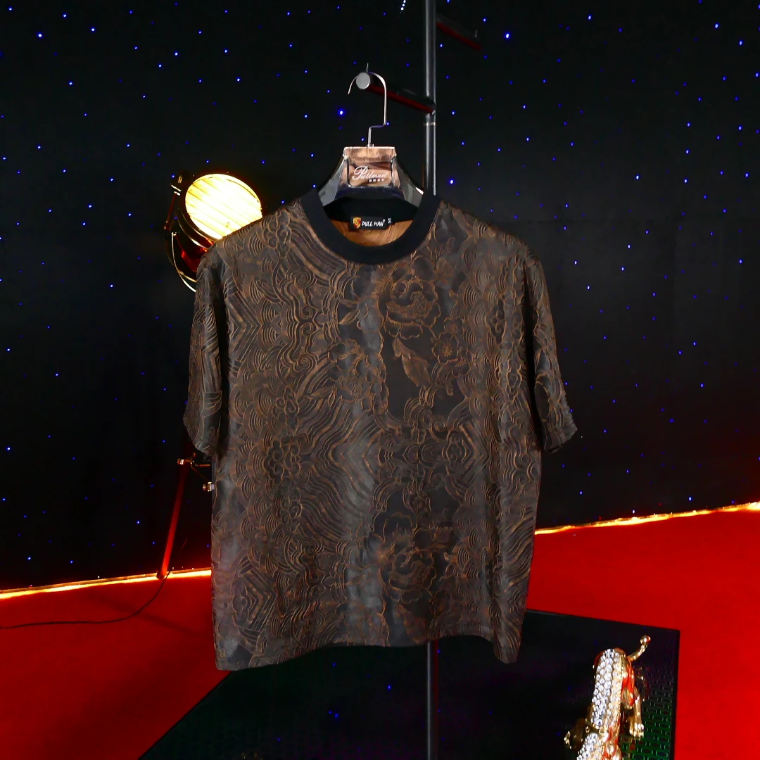 香港普斯莱利香云纱男装T恤