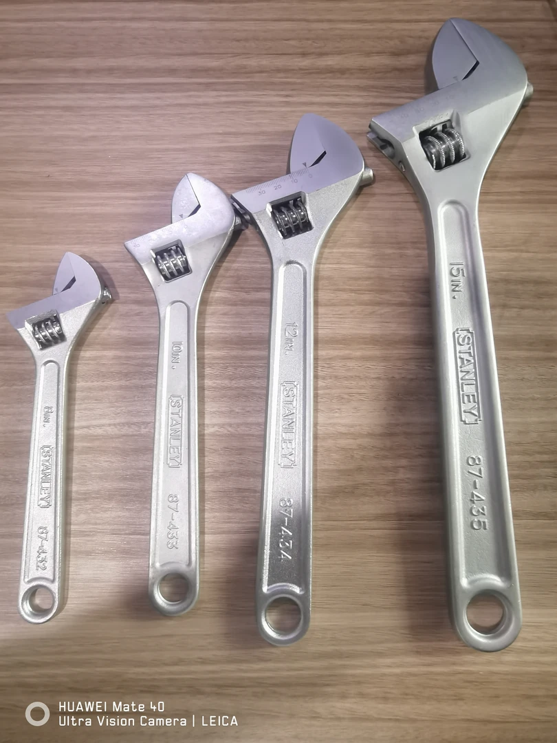 史丹利工业级高硬度200mm活动扳手87-432