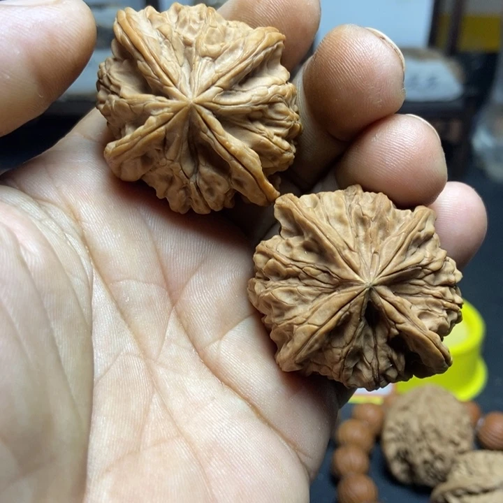 把件文玩核桃四棱1