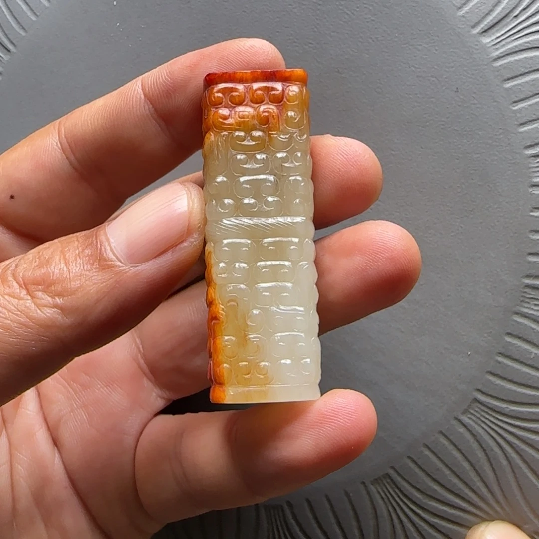 和田玉未镶嵌挂件啊*