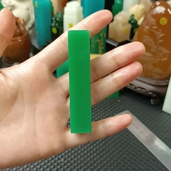 寿山石印石雅安绿闲章