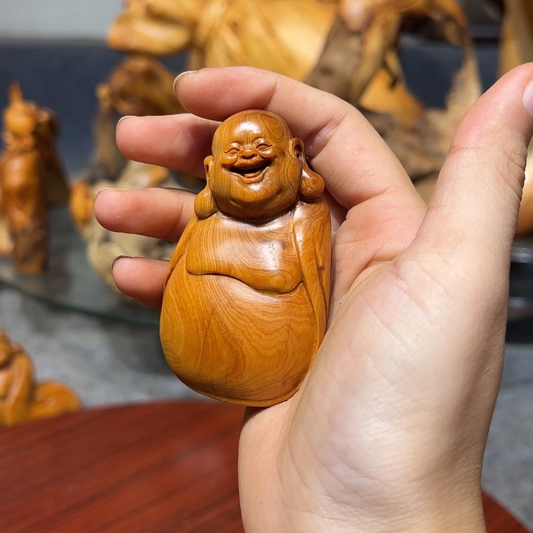 柏木崖柏木手把件摆件
