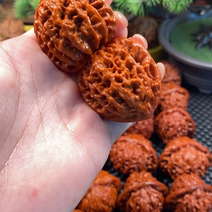 吊坠文玩核桃麦穗虎