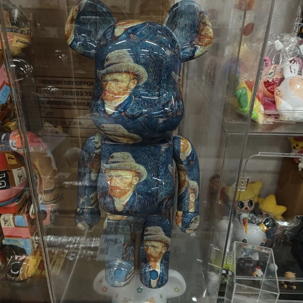 【山哥ST】bearbrick 积木熊 梵高自画像 1000% 单盒