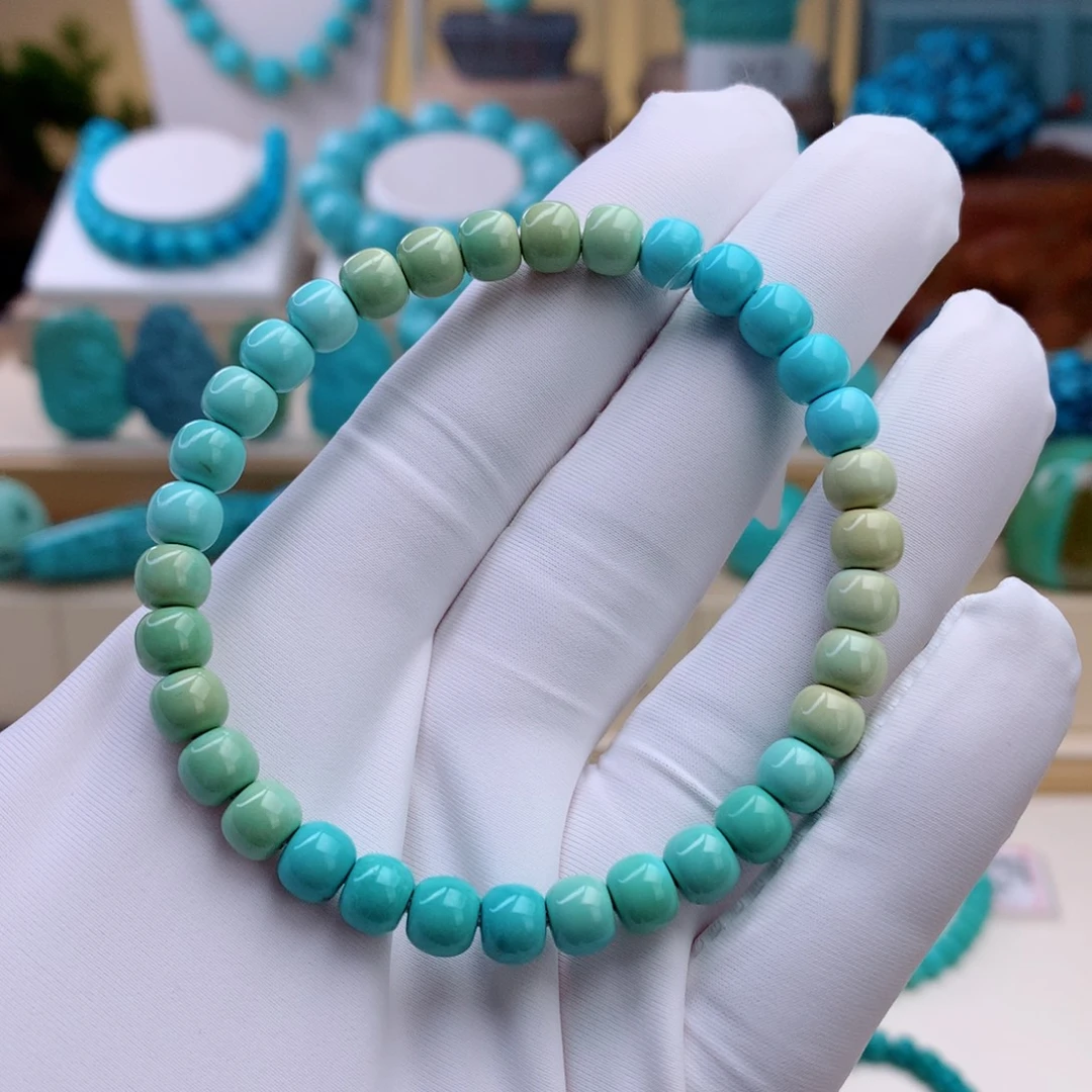 绿松石未镶嵌挂件