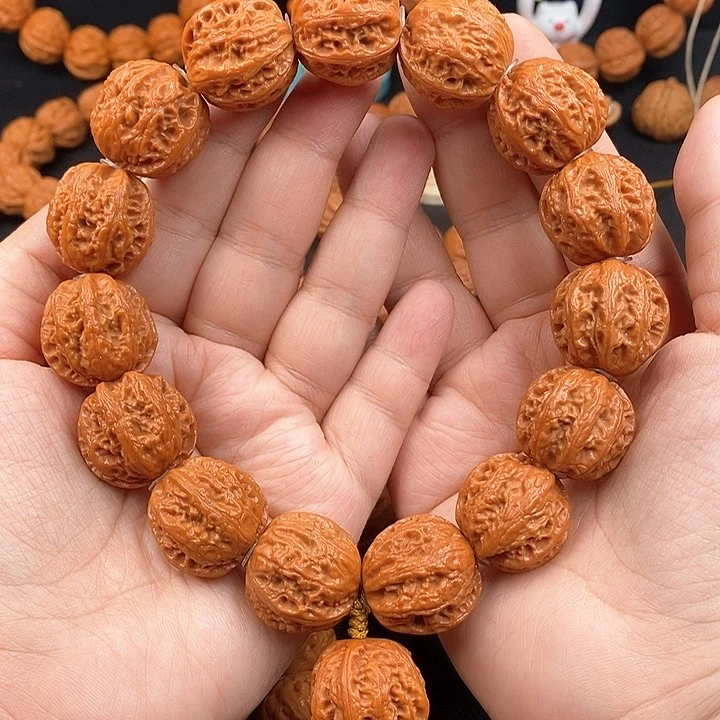 文玩核桃手串粗筋八棱手持