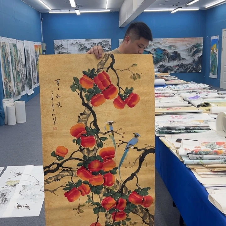 国画宣纸纯手绘字画