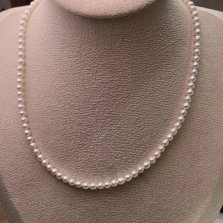 合金颈饰淡水珍珠