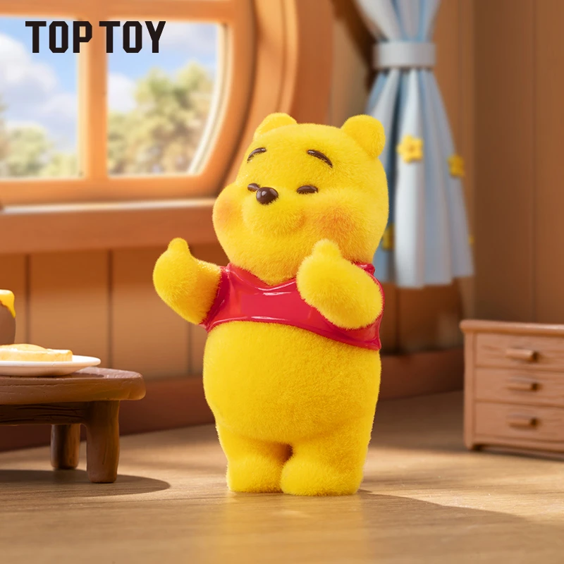 TOPTOY 迪士尼小熊维尼表情包潮玩手办盲盒桌面车载玩偶可爱摆件