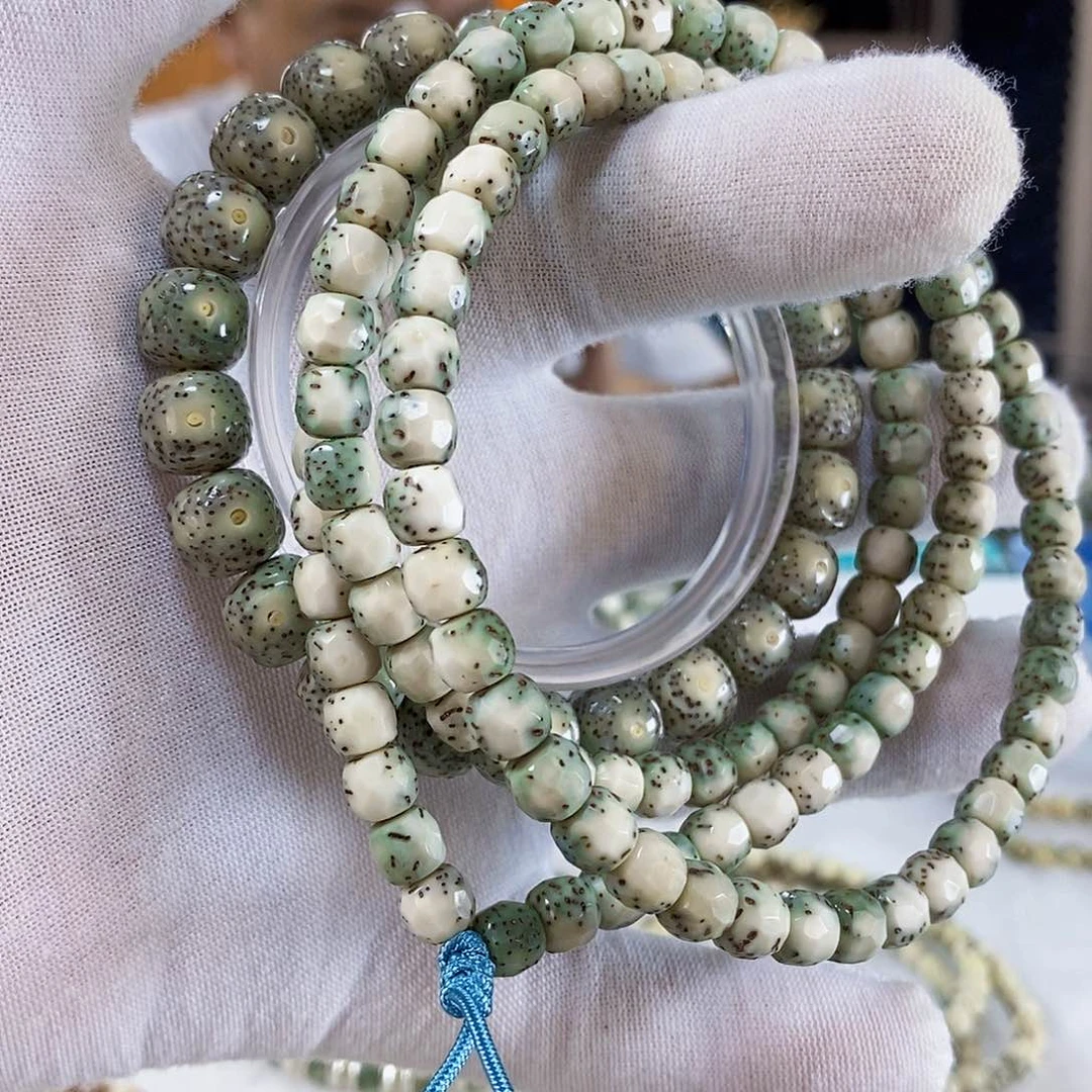 星月菩提手串冠**哥星月菩提雕刻手串