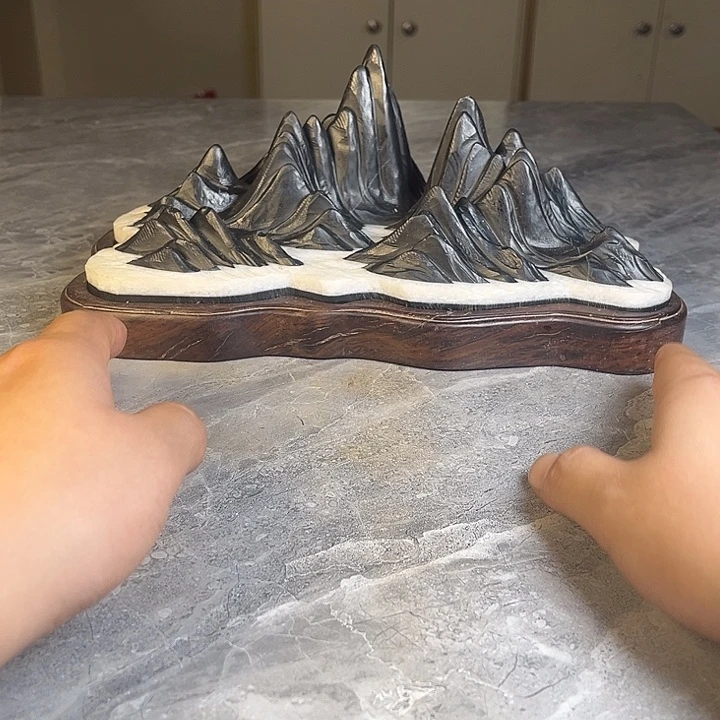 樊***姐奇石茶宠鱼缸文房摆件