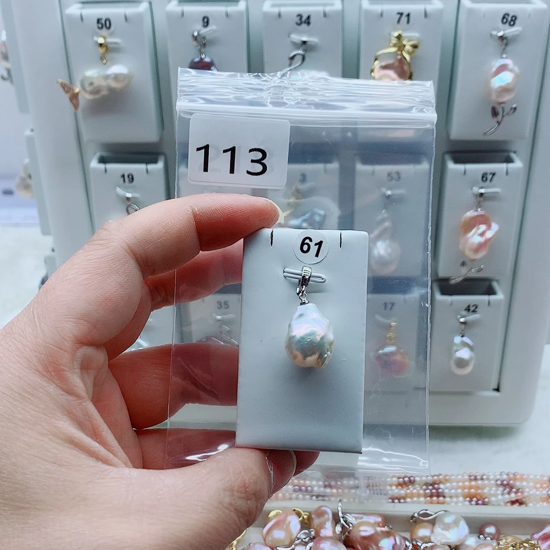 吊坠(不含链)合金淡水珍珠
