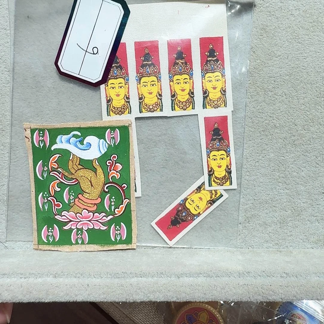 *****吊坠纯手绘4/5绿度母佛手