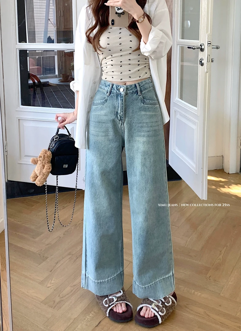 （GH专属）高腰长裤阔腿裤