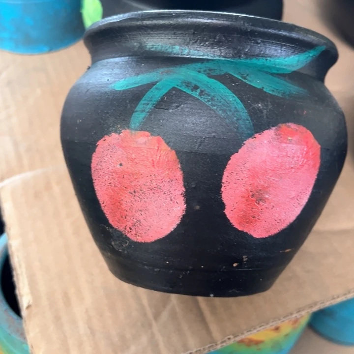 6.8-1微瑕红果土陶