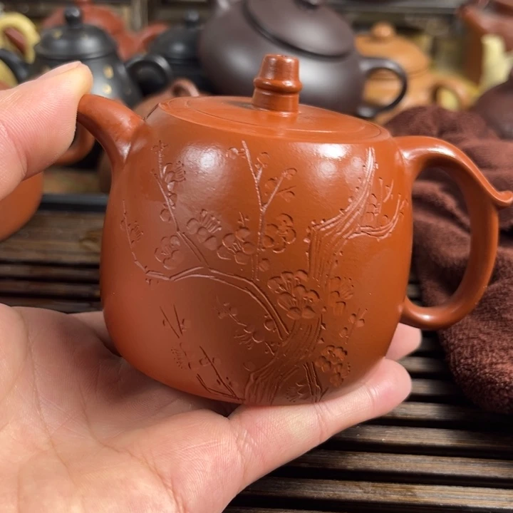 紫砂茶壶原矿紫砂半手工制作