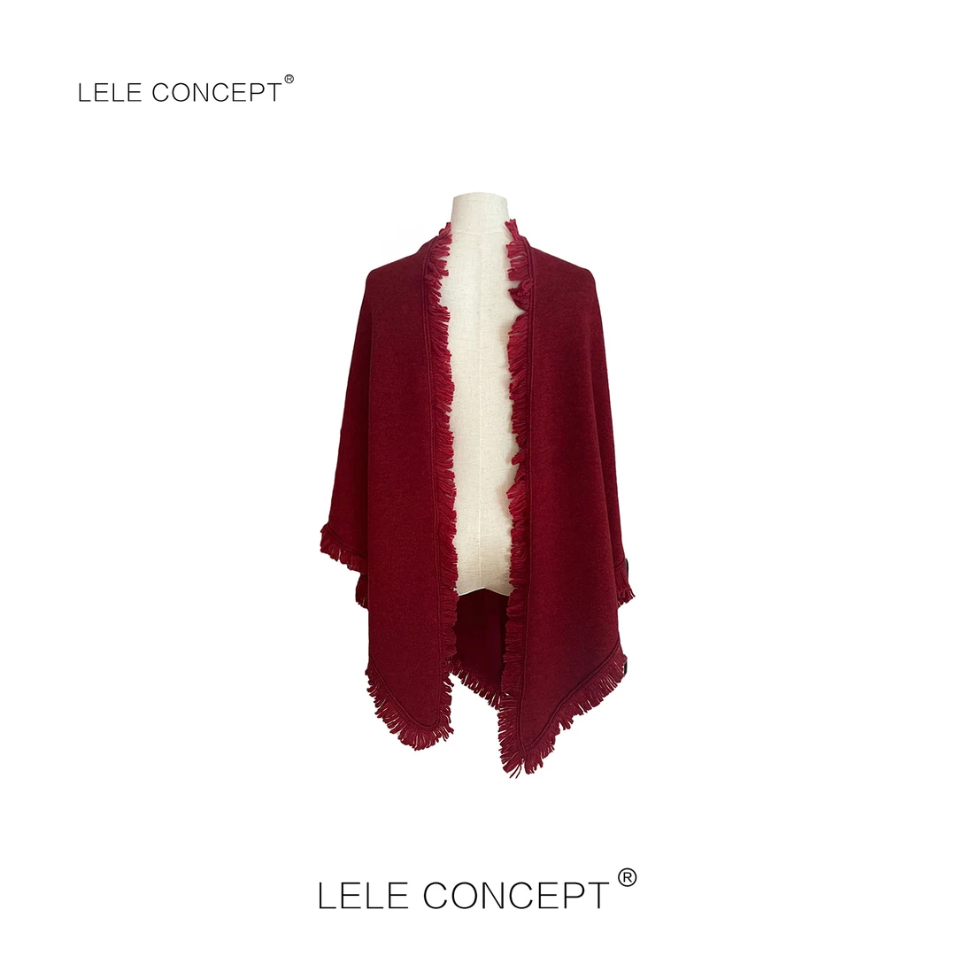 LELE CONCEPT丨新款气质舒适多色披肩围巾WJ058