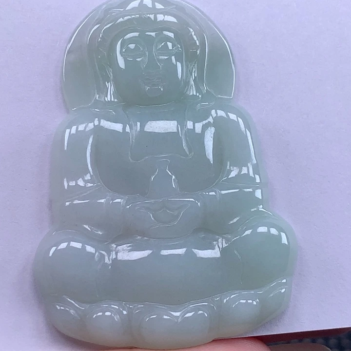 颈饰未镶嵌翡翠玉观音吊坠