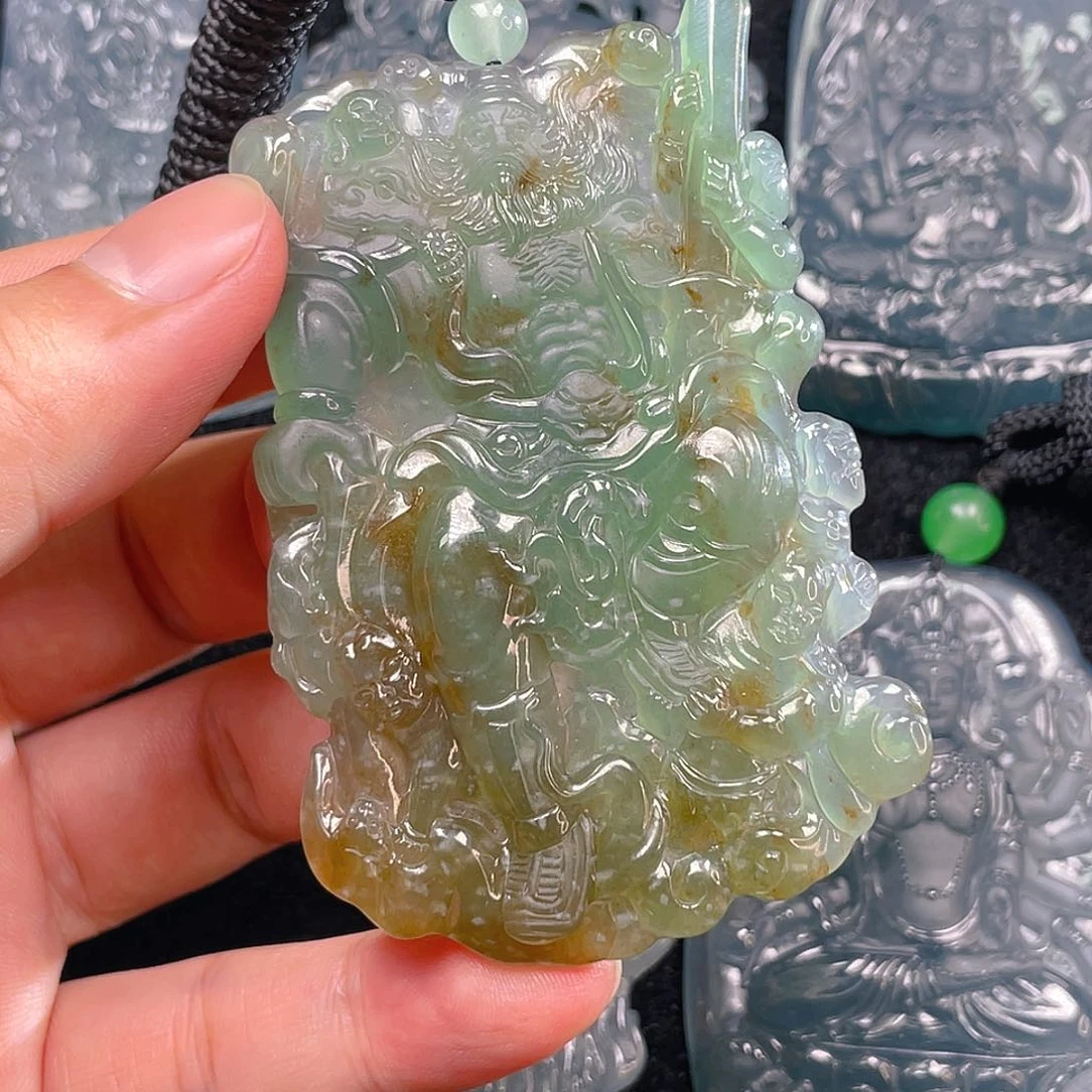 颈饰未镶嵌翡翠6，