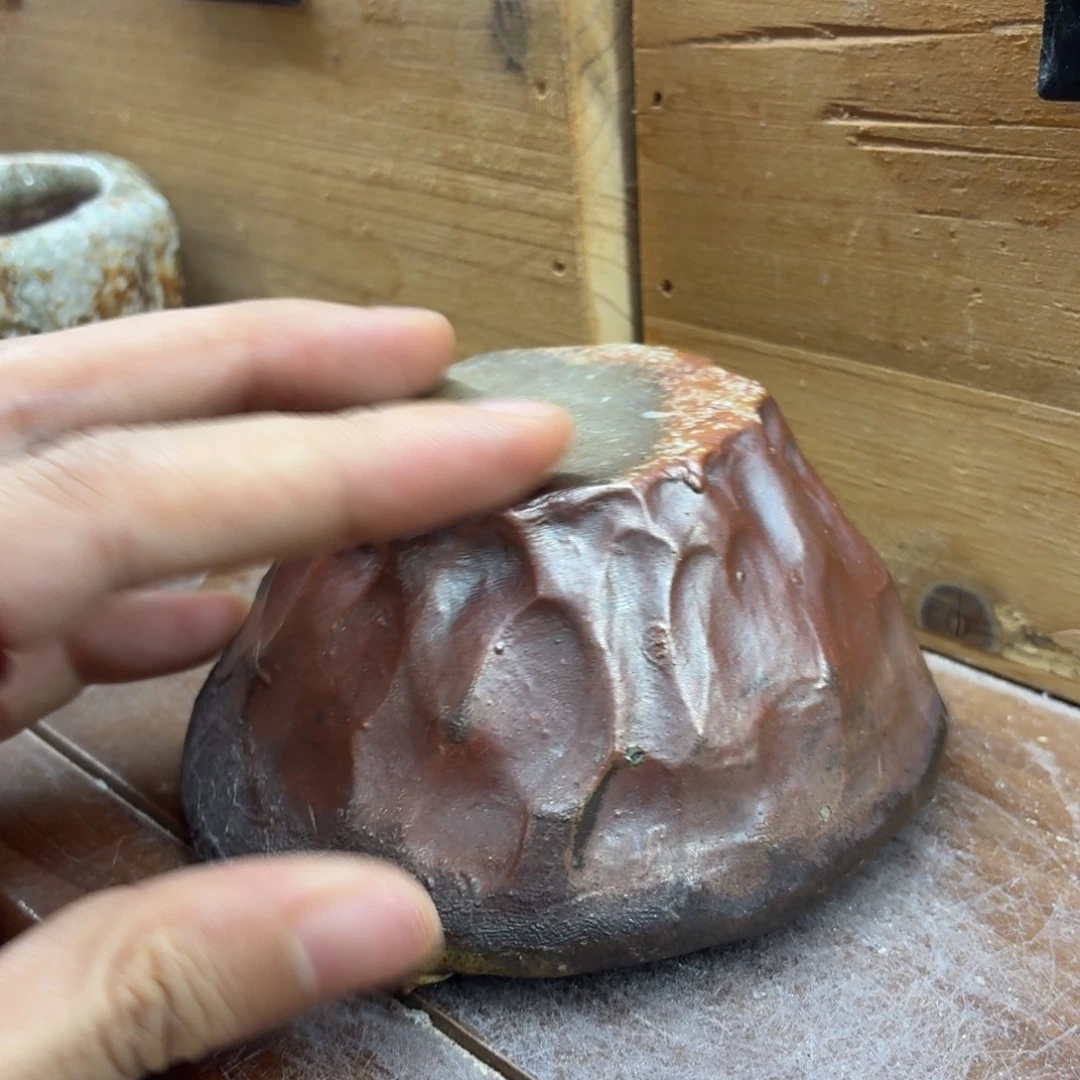 陶园柴烧，精品高货237泥纹福利