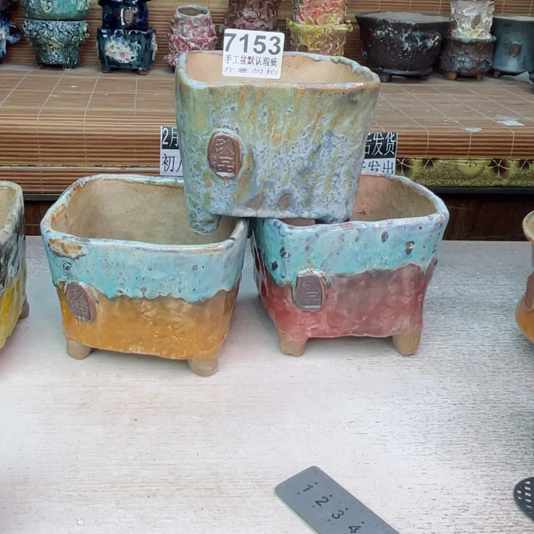 景德镇陶瓷艺术罐，全手工制作，拇指盆G****磊