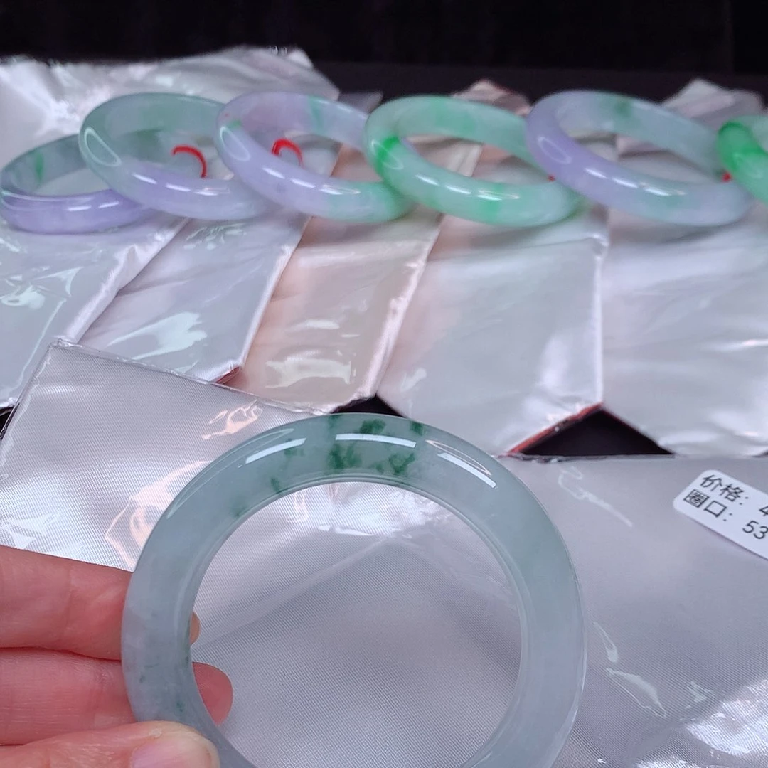 翡翠手镯未镶嵌翡翠手镯53.6