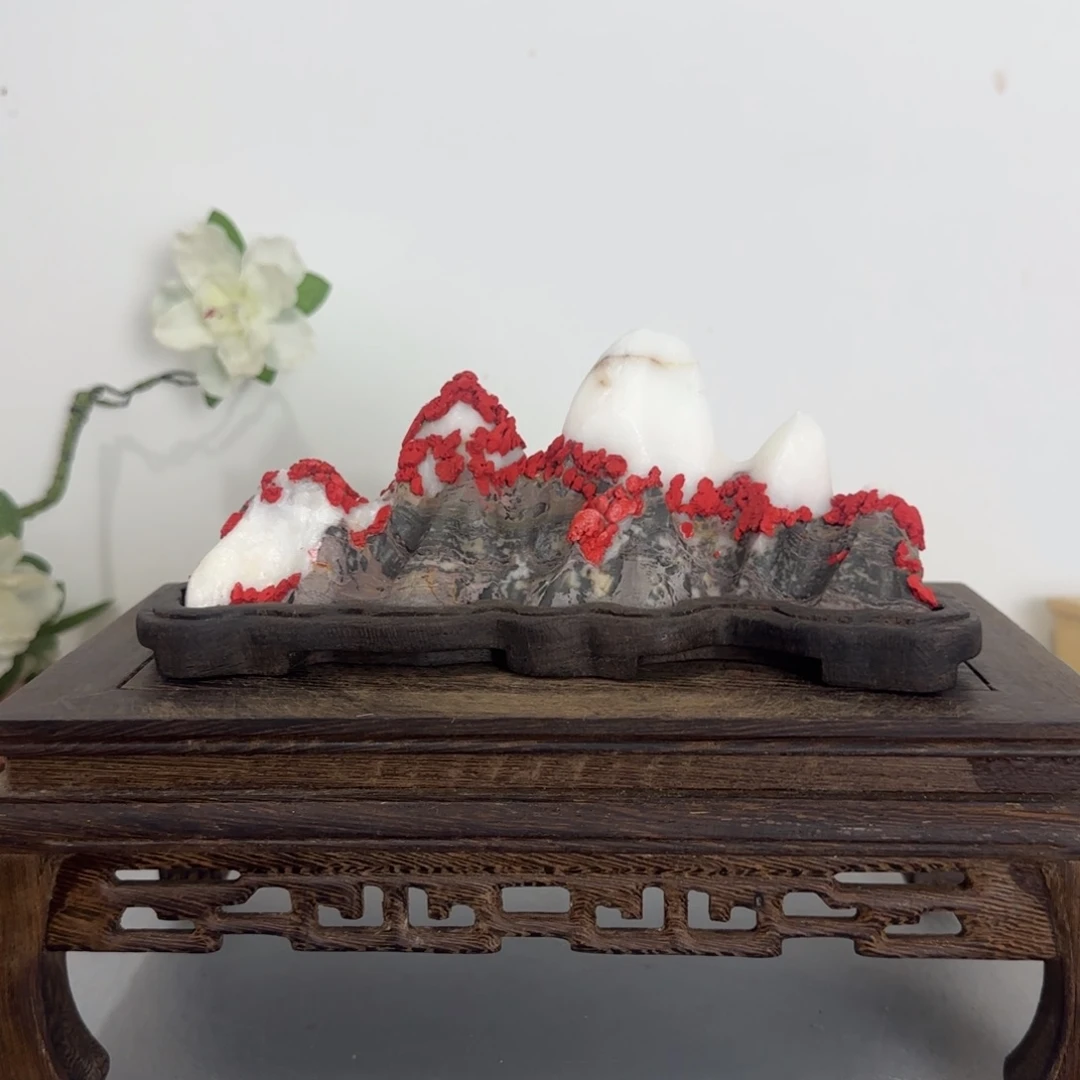 灵璧奇石白灵玉石