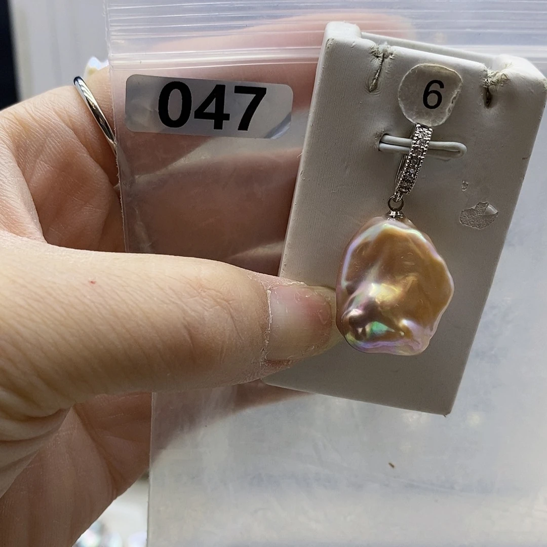 颈饰合金淡水珍珠