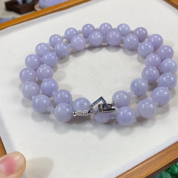 翡翠未镶嵌颈饰翡翠项链