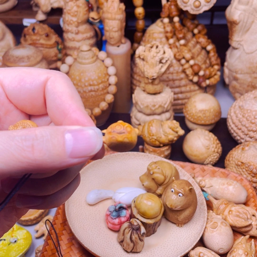 竹小*爷竹根雕把把壶把玩件