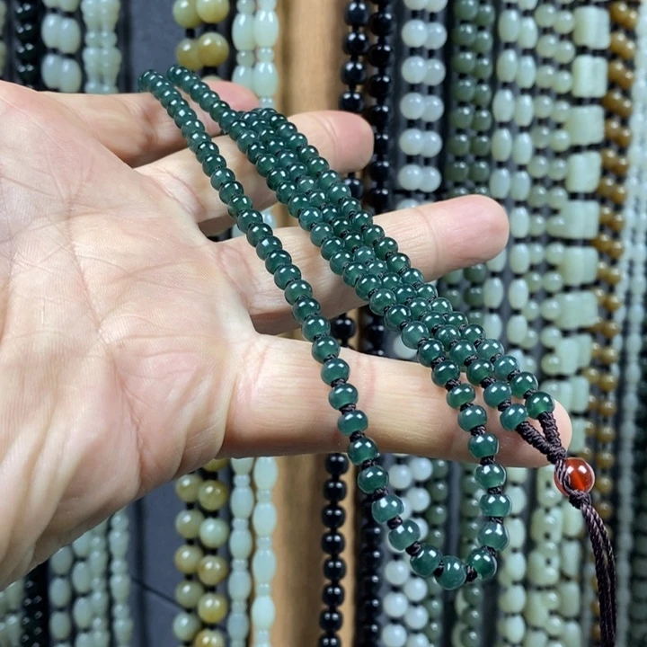 翡翠项链未镶嵌吉*翡翠项链