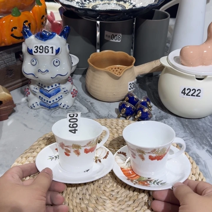 瓷片瑕疵陶瓷满15包邮4609
