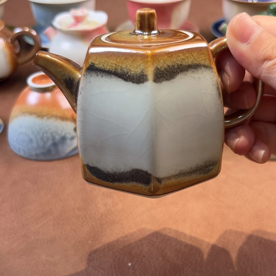 手工制作窑变茶器