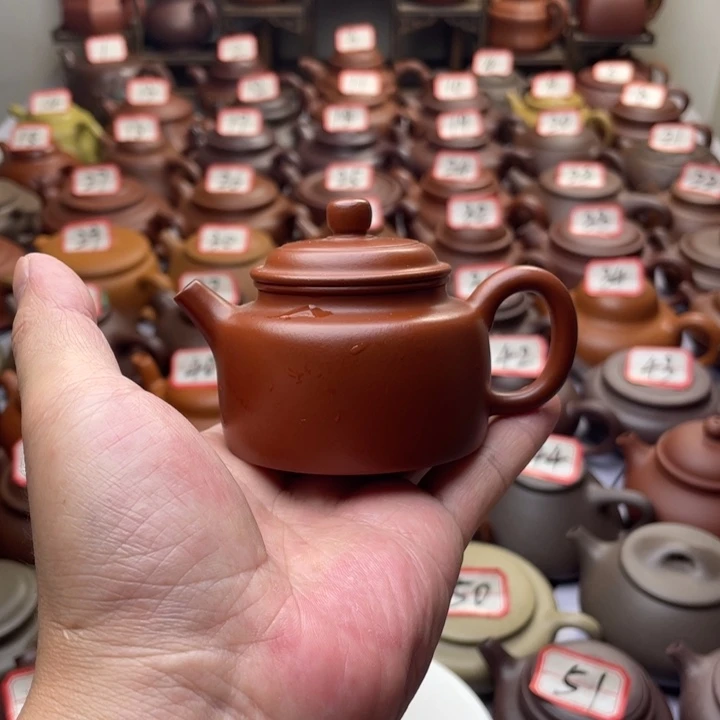 达***风茶壶紫砂微瑕半手工