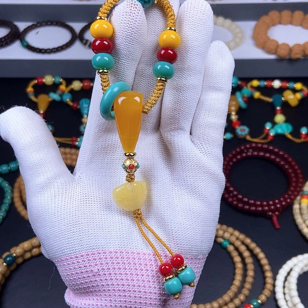 树脂制品35配饰套装，适合0.7-1.0长串