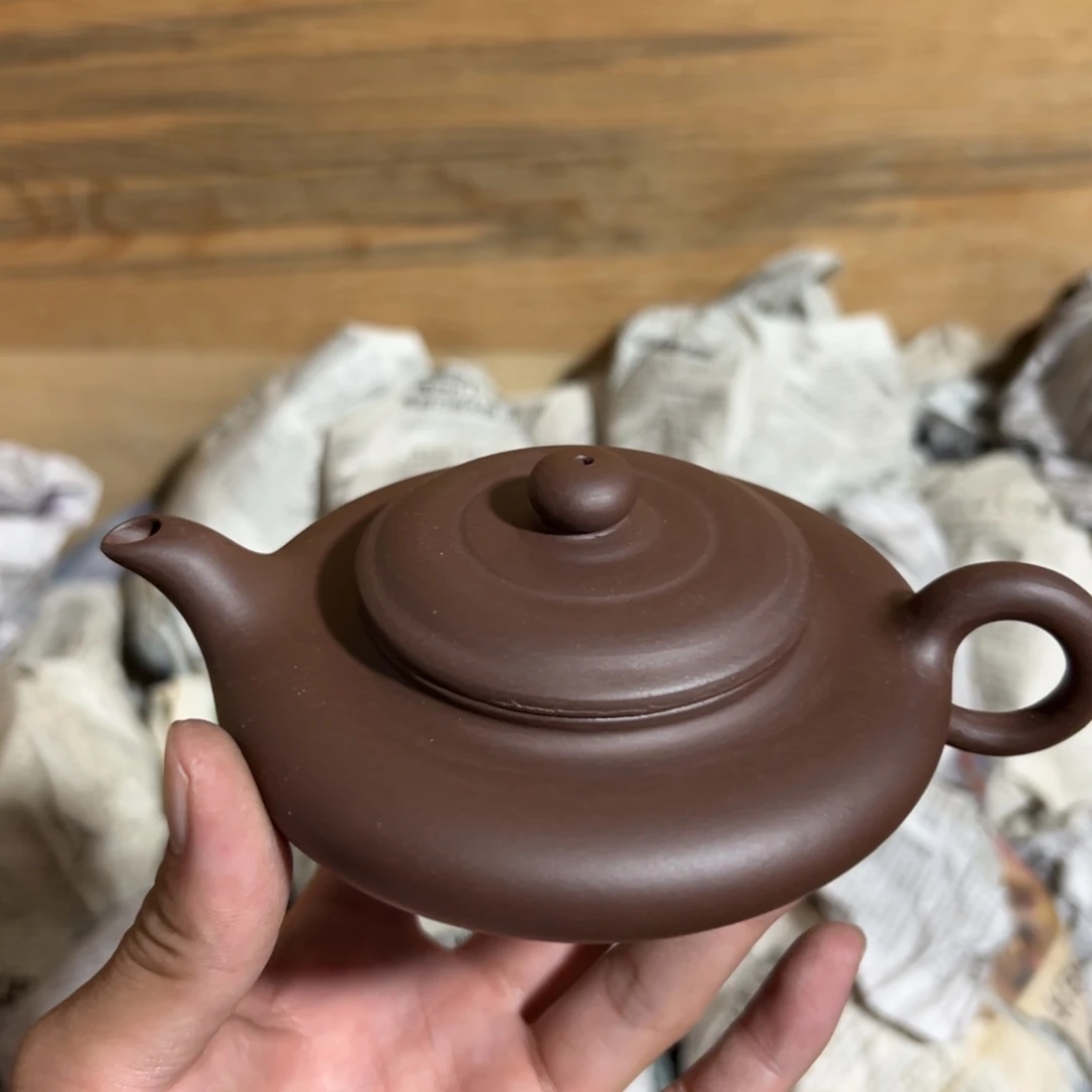 茶壶紫砂老厂紫砂壶一件！
