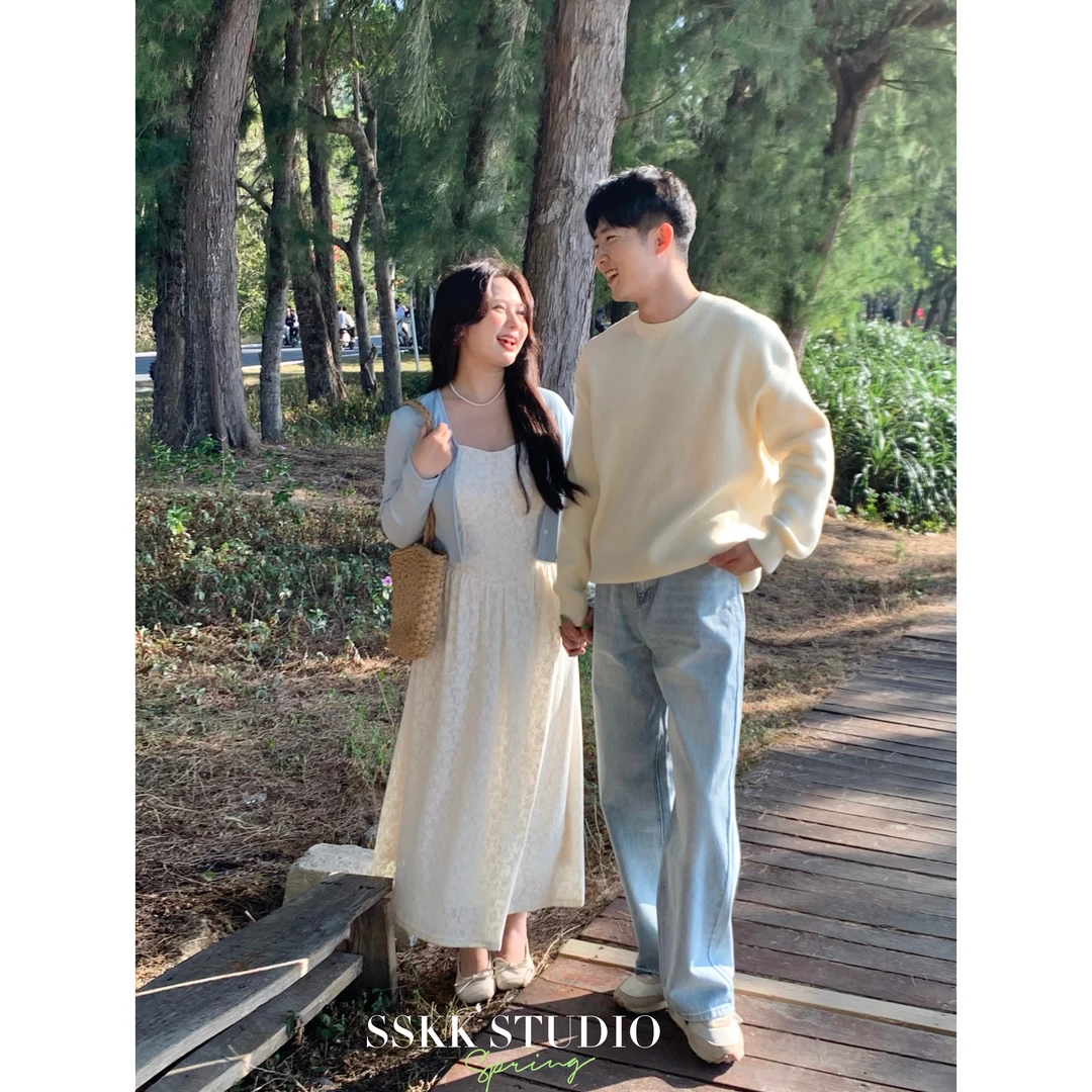 KMZY/KMZY山_山【漫天星河】微胖女装韩版早春气质温柔风吊带连衣裙