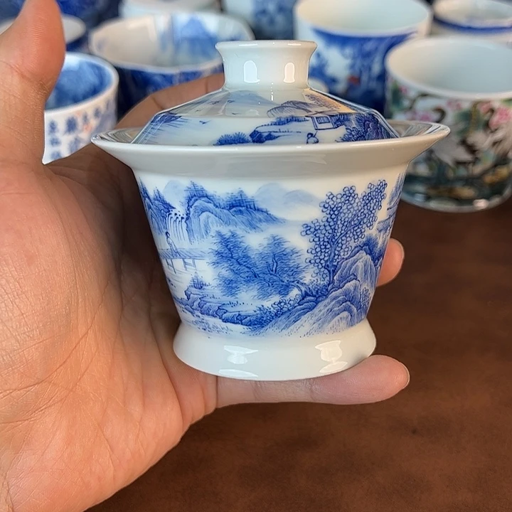 瓷片景德镇全手工手绘陶瓷