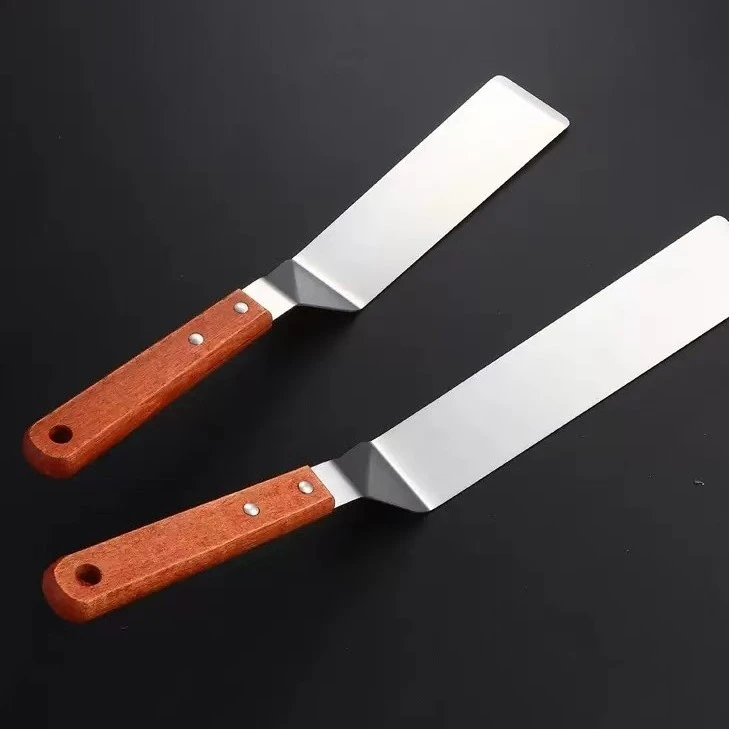 不锈钢煎包烙饼铲刀牛排披萨生煎铲刀手抓饼工具煎饼铲子