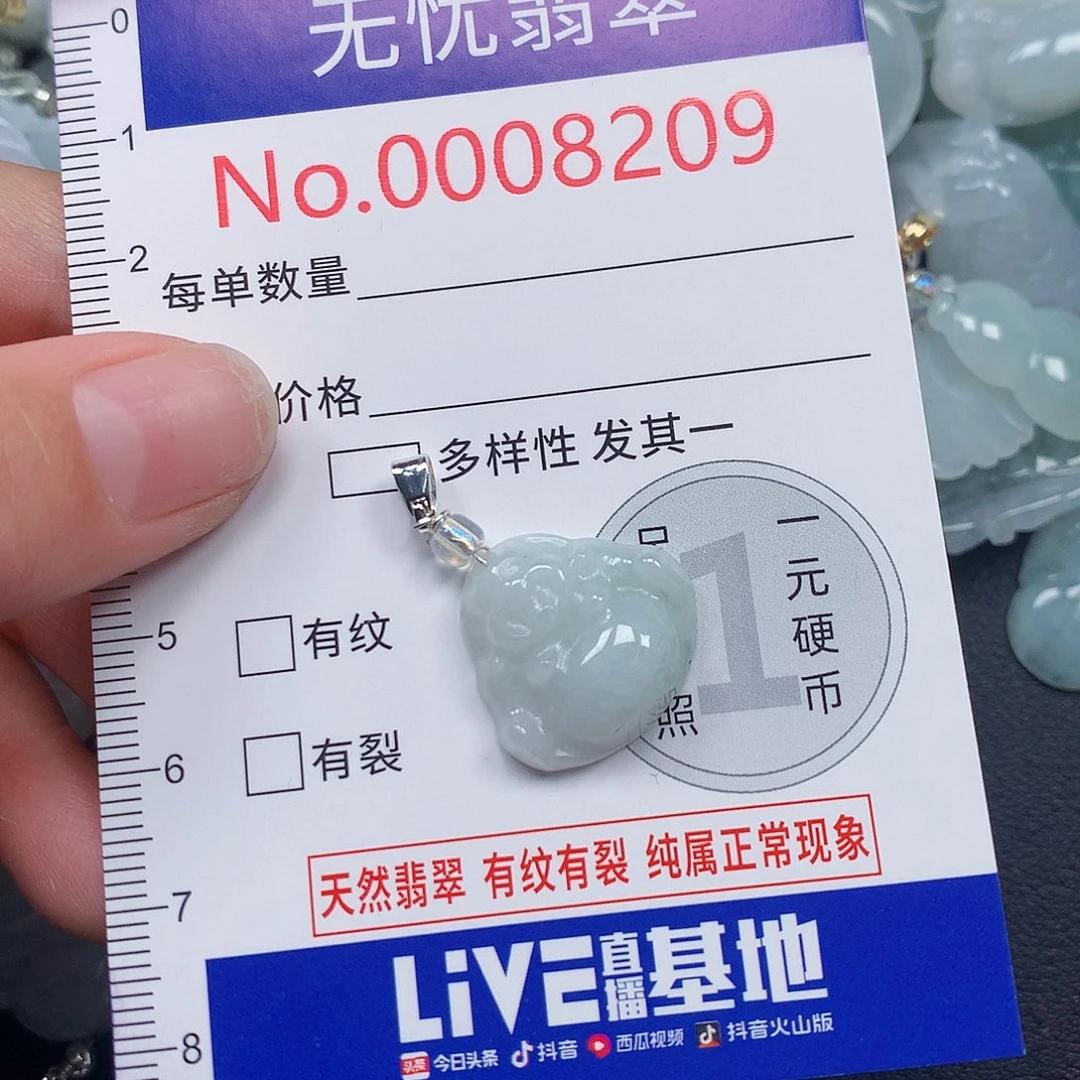 颈饰未镶嵌翡翠