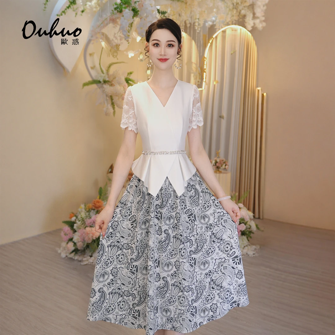 【木木定制】2025年夏季新款轻奢高贵优雅显瘦连衣裙OHDRI06104