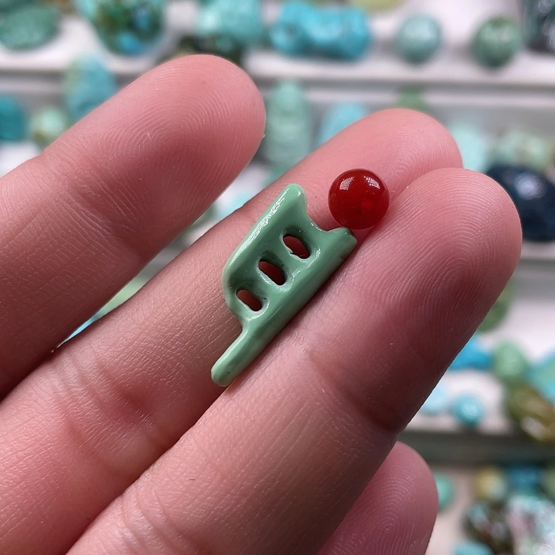 南红玛瑙未镶嵌颈饰