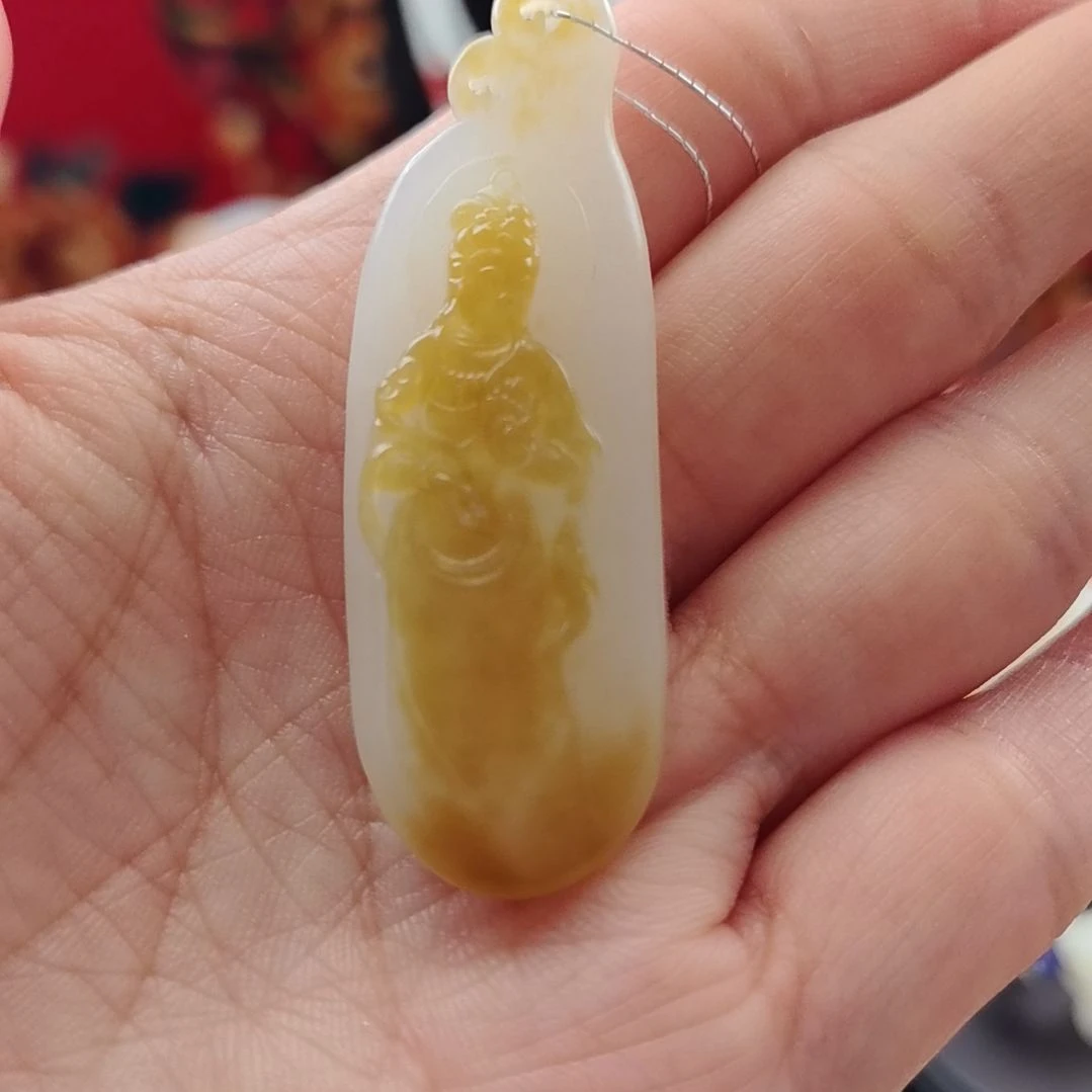 和田玉（糖玉）未镶嵌颈饰