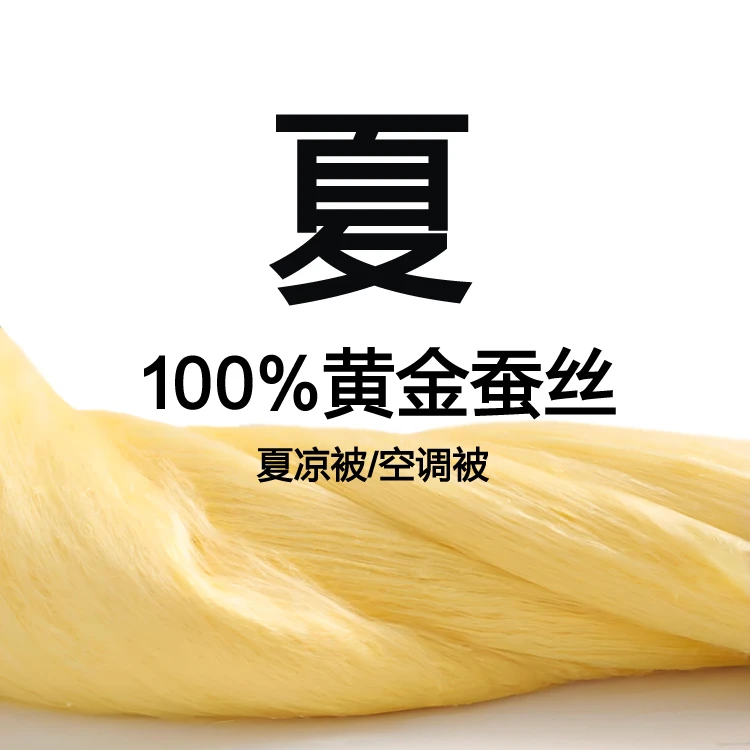 【夏】100%手工黄金桑蚕丝被夏凉被空调被夏季薄被子被芯结婚凉感