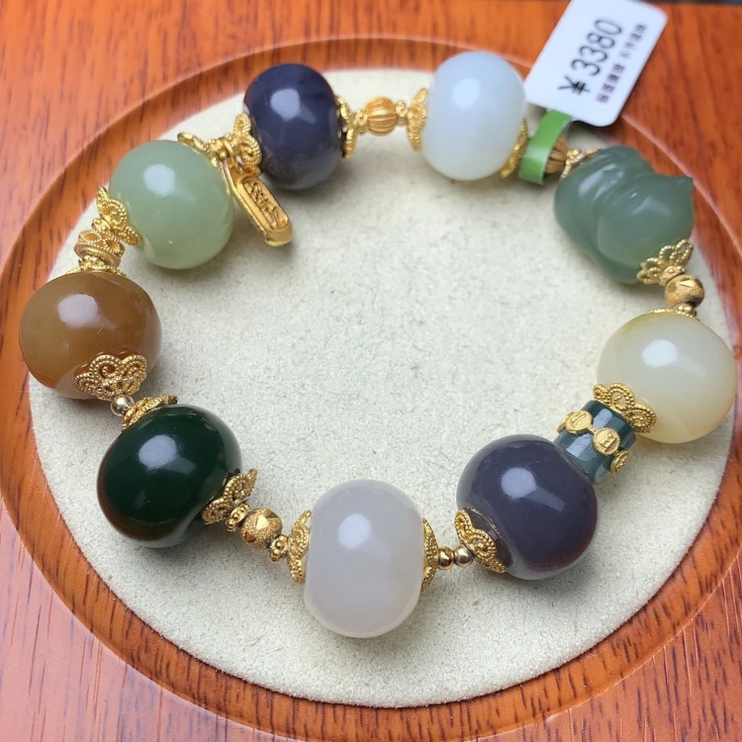 未镶嵌手串和田玉