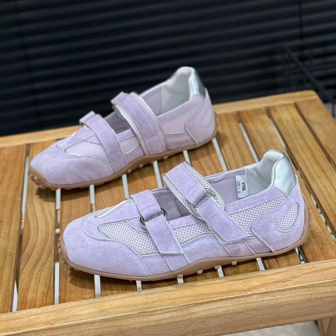 德训鞋夏季透气魔术贴时尚休闲鞋女鞋时尚运动鞋舒适 MSBE A1908